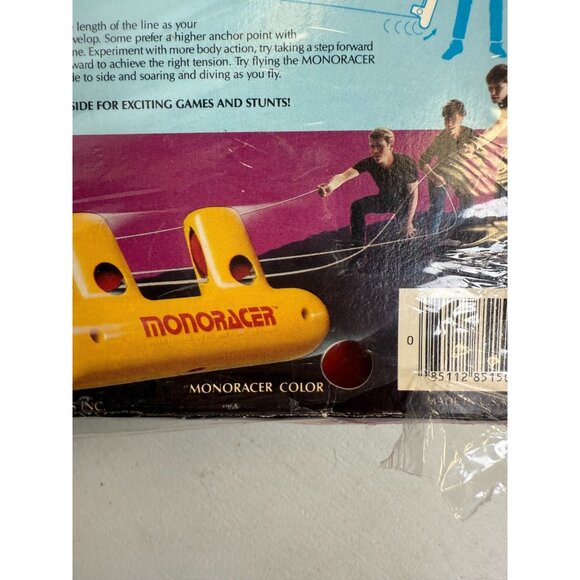 Vintage NEW 1985 Monoracer Spacehawk Barclay Toys Stunt Racer Space Hawk Target - Picture 6 of 8